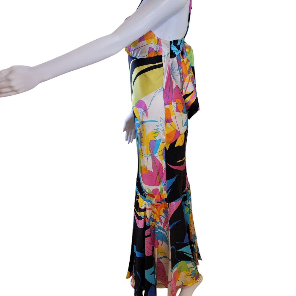 Cache Multicolor Abstract Maxi Dress - Picture 3 of 13